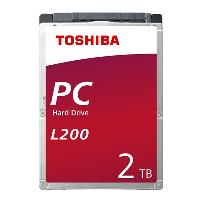 Toshiba L200 HDWL120UZSVA 2TB SATA IIl 5400RPM 2.5 Inch 9.5mm Internal Hard Drive  