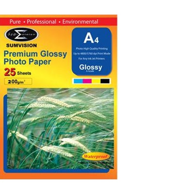 Sumvision A4 200gsm (25 pack) Glossy Photo Paper