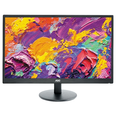 AOC M2470SWH 23.6" Full HD Monitor, WLED, VGA, HDMI, Speakers, VESA, 60Hz, 5ms, Speakers